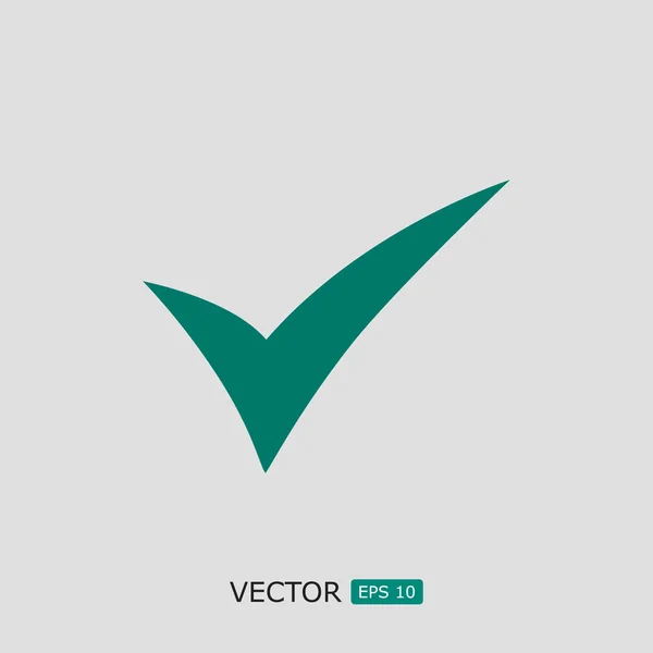 Ok símbolo icono — Vector de stock