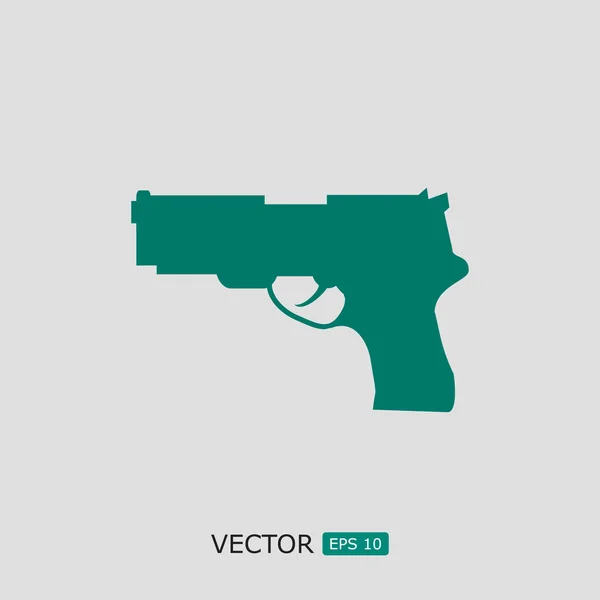 Pistola pistola icona — Vettoriale Stock