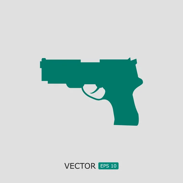 Ícone de pistola — Vetor de Stock