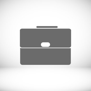 Evrak Çantası Düz Simgesi