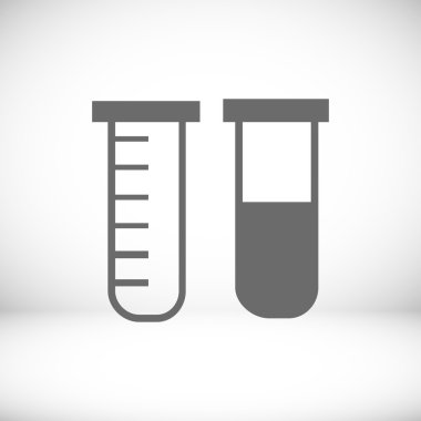 Laboratuvar tüpleri simgesi