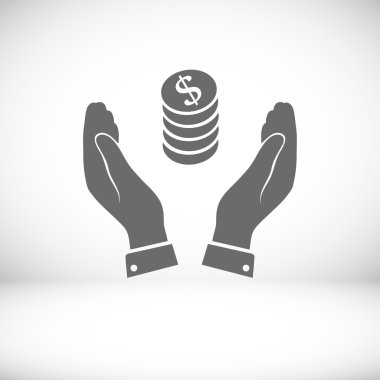 Ellerin simgesinde para