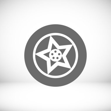 Direksiyonu düz simgesi