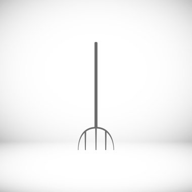 Bahçe çatal simgesi