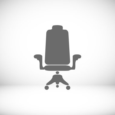 sandalye düz simgesi