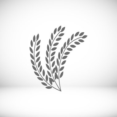 Buğday düz simgesi