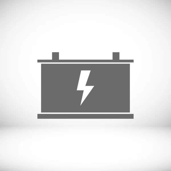 Car battery icon — Stock Vector