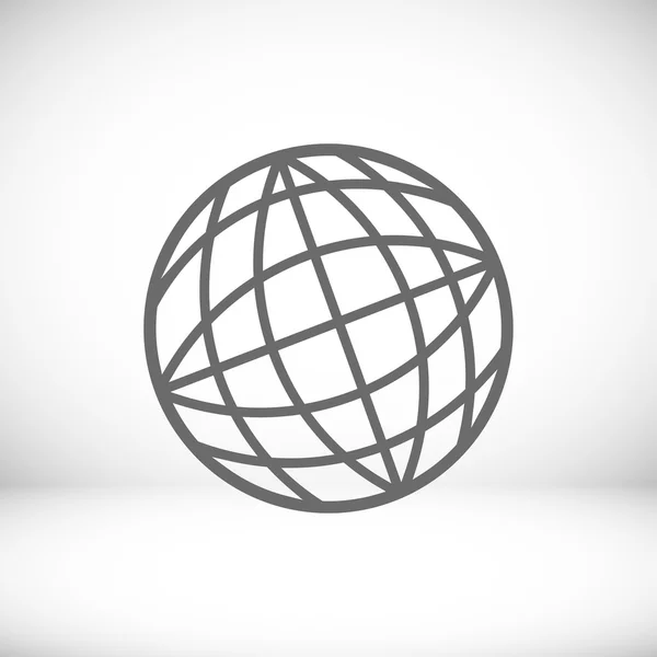 Ikona Globe Earth — Stockový vektor