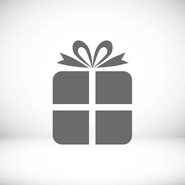 Ikona pudełka prezentów — Wektor stockowy