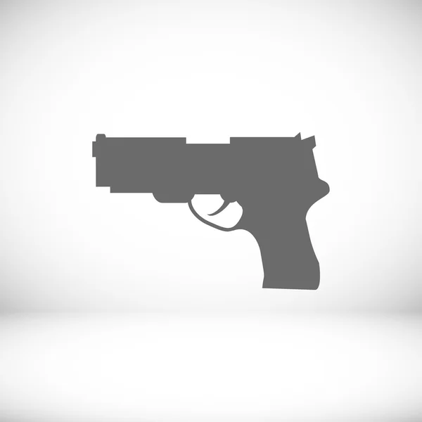 Pistola pistola icono — Vector de stock