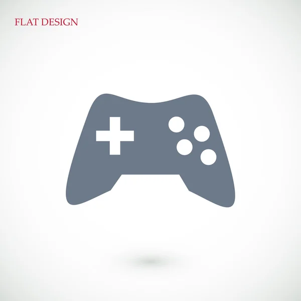 Game flat icon — Stock Vector