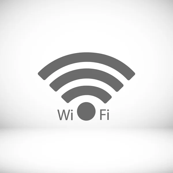 Icona piatta Wi-Fi — Vettoriale Stock