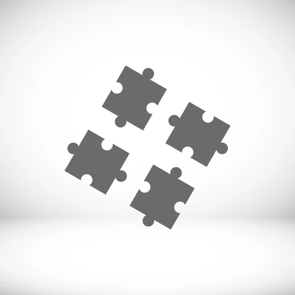 Ikona kousky puzzle — Stockový vektor