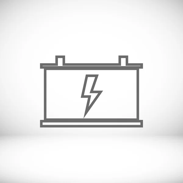 Autobatterie-Symbol — Stockvektor