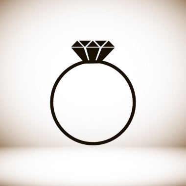 Elmas yüzük simgesi