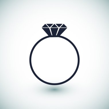 Elmas yüzük simgesi