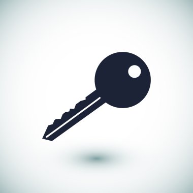 anahtar düz simgesi