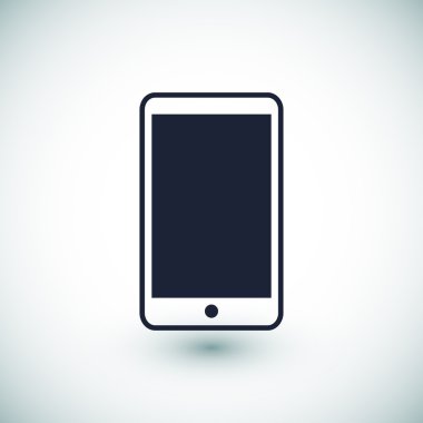 Telefon Düz Simgesi 