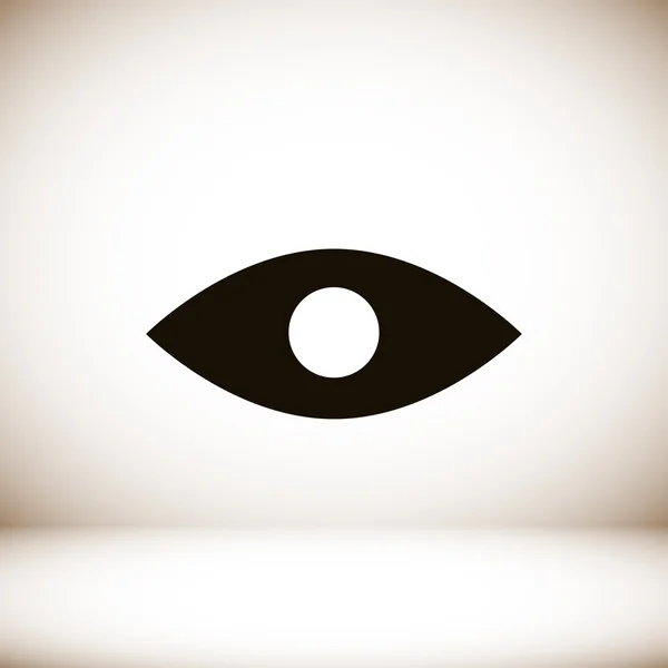 Ícone olho humano — Vetor de Stock