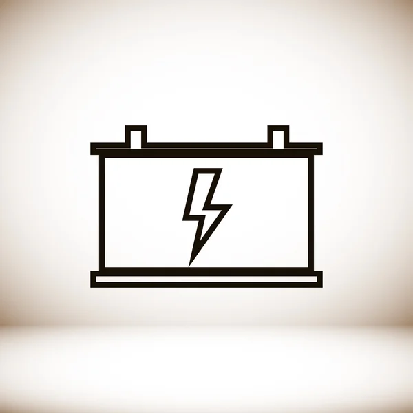 Auto batterijpictogram — Stockvector