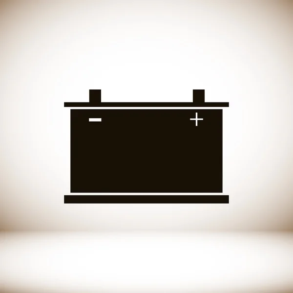 Autobatterie-Symbol — Stockvektor