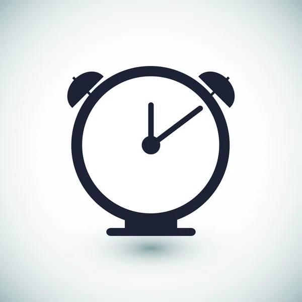 Reloj Icono plano — Vector de stock