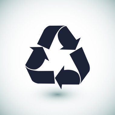 geri dönüşüm işareti simgesi
