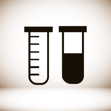 Laboratuvar tüpleri simgesi