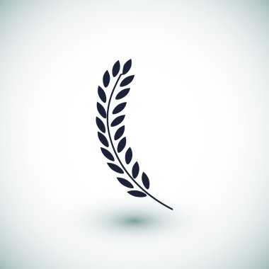 Buğday düz simgesi