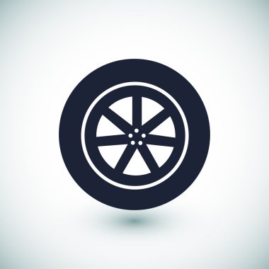 araba tekerlek simgesi