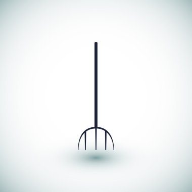 Bahçe çatal simgesi