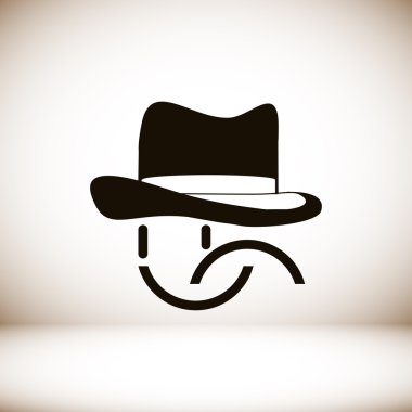 gülümseme düz simgesi