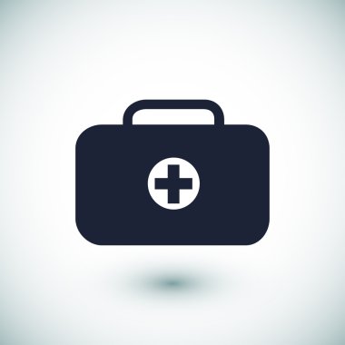 ilk yardım çantası simgesini