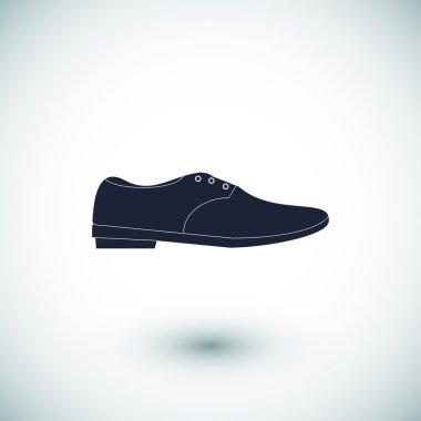 Ayakkabı düz simgesi