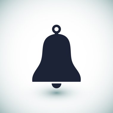 Bell düz simgesi