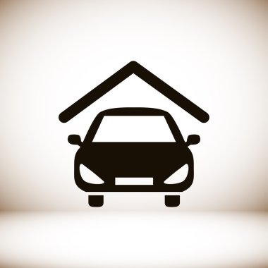 Arabayı düz simgesi