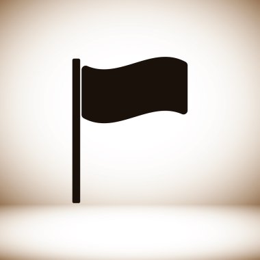bayrak düz simgesi