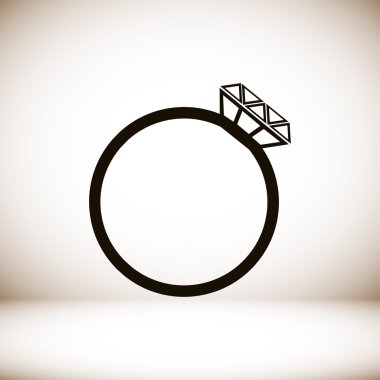 Elmas yüzük simgesi