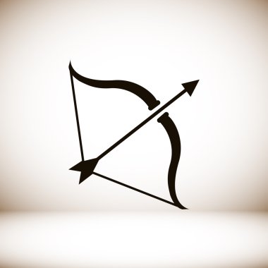 aşk tanrısı düz simgesi