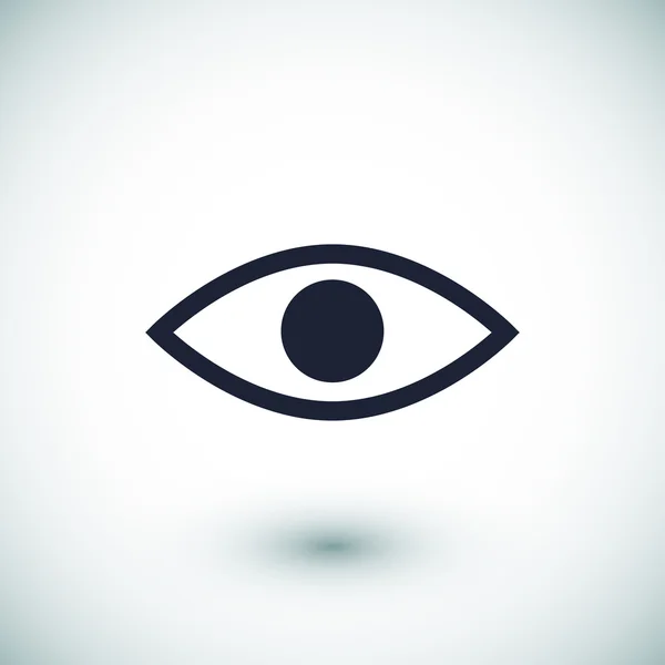 Ανθρώπινο μάτι εικονίδιο — Διανυσματικό Αρχείο