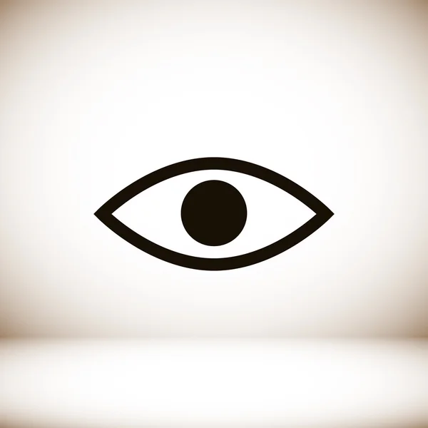 人間の目のアイコン — ストックベクタ