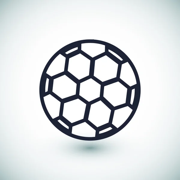 Icône de ballon de football — Image vectorielle