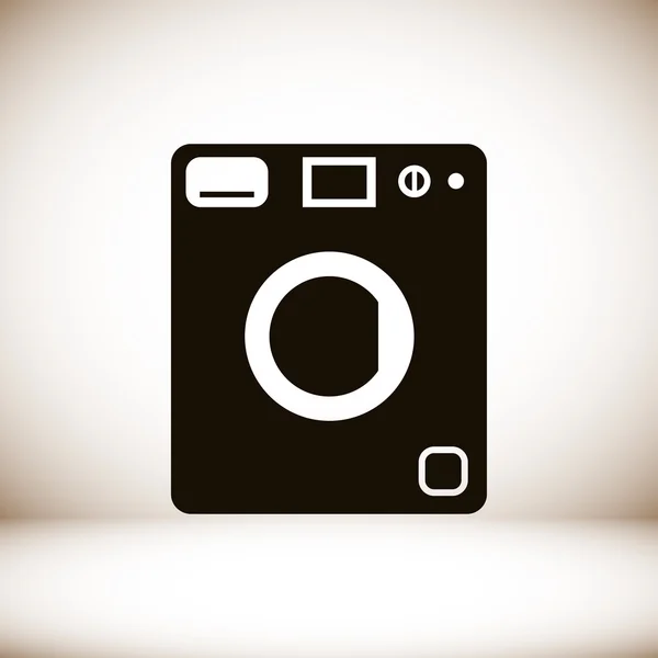 Machine à laver icône plate — Image vectorielle