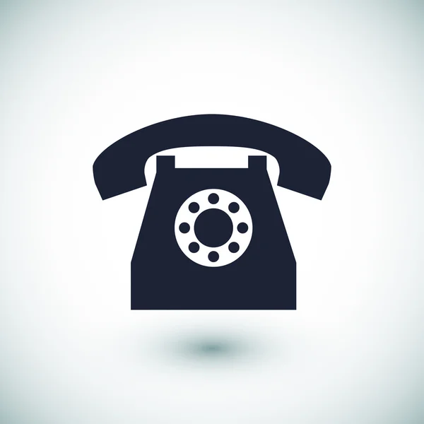 Telefone Flat Icon — Vetor de Stock