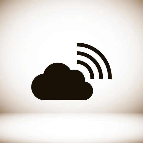 Ikona technologii chmury — Wektor stockowy