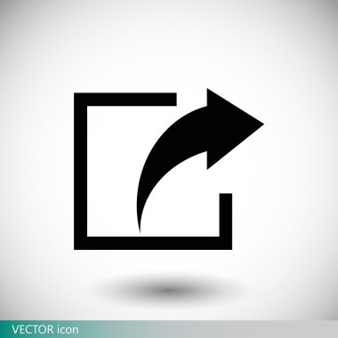 Paylaş düğmesi simgesi