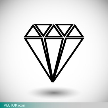 Elmas vektör simgesi