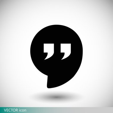 kabarcık alıntı simgesi