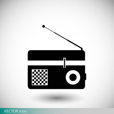 Retro radyo simgesi