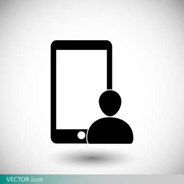 arayan simgesi ile Smartphone